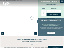 Tablet Screenshot of boraborapearlbeachresort.com